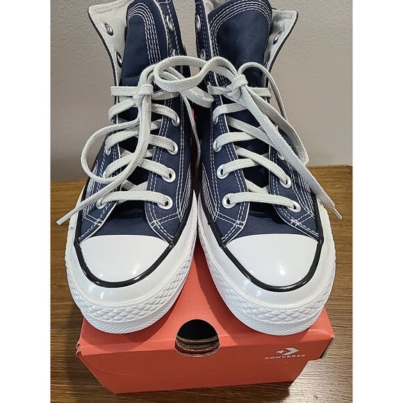 NIB Converse CHUCK TAYLOR All Star High Top Unisex Canvas Sneakers M 6, W 8 Blue - Picture 4 of 5